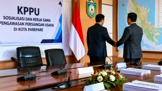 KPPU Makassar Perkuat Sinergi dengan Pemkot untuk Perbaiki Iklim Usaha di Parepare
