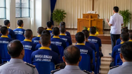 Lapas Tual Gandeng Penyuluh Agama Kemenag Malra Perkuat Pembinaan Rohani Warga Binaan
