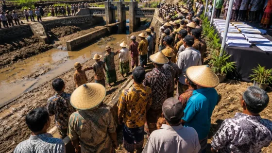 Menko Pangan Janji Kawal Perbaikan Irigasi untuk Petani Banyuwangi