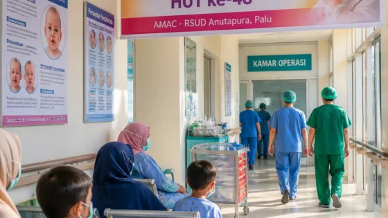Palu Gelar Operasi Bibir Sumbing Gratis di RSUD Anutapura Menyambut HUT ke-48