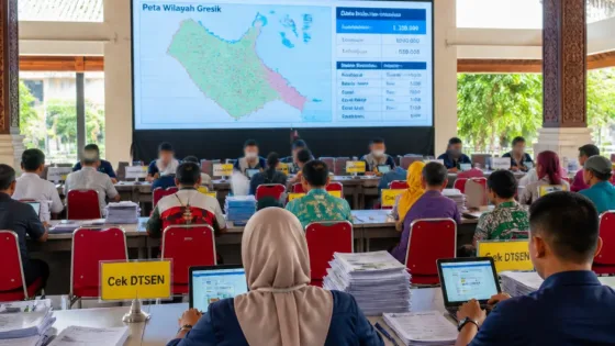 Pemkab Gresik Gencarkan Pemutakhiran DTSEN untuk Perbaiki Sasaran Bantuan Sosial