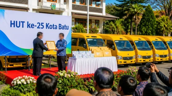Pemkot Batu Raih Apresiasi untuk Program Angkutan Pelajar Gratis dan Lindungi 10.600 Pekerja