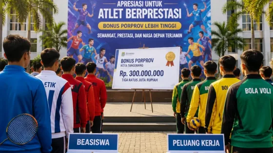 Pemkot Tangerang Siapkan Bonus Lebih Tinggi dan Jaminan Masa Depan untuk Kontingen PORPROV VII