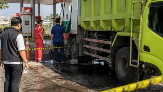 Penemuan Mayat di Samping SPBU Bandar Lampung, Sopir Truk Diamankan
