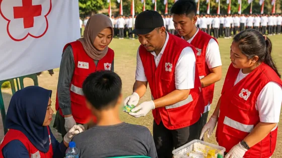 PMI Bantul Siagakan Tim Kesehatan saat Upacara HUT RI di Lapangan Trirenggo