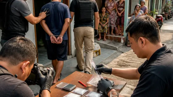 Polisi Ungkap Peredaran Sabu di Surakarta, Residivis Diamankan di Kos Nusukan