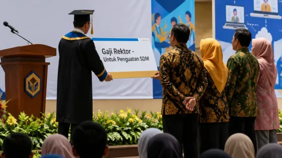 Rektor Universitas Gresik Hibahkan Seluruh Gaji untuk Dosen dan Tendik