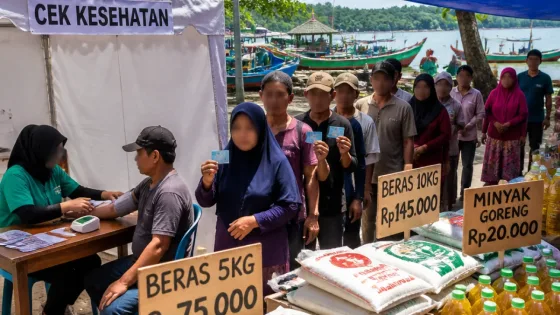 Tual Gelar Gerakan Pangan Murah untuk Warga Tiga Kecamatan Pulau