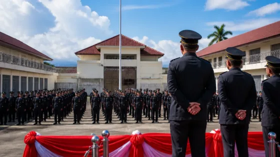 Upacara HUT ke-81 Imigrasi di Rumah Detensi Medan, Pejabat Imigrasi Hadir Lengkap