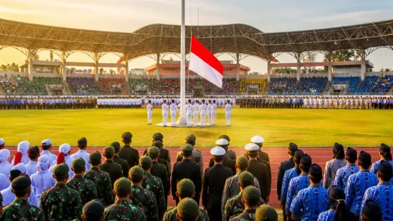 Upacara HUT ke-81 RI di Samarinda: Kapolda Hadir, Paskibraka Tampil Khidmat