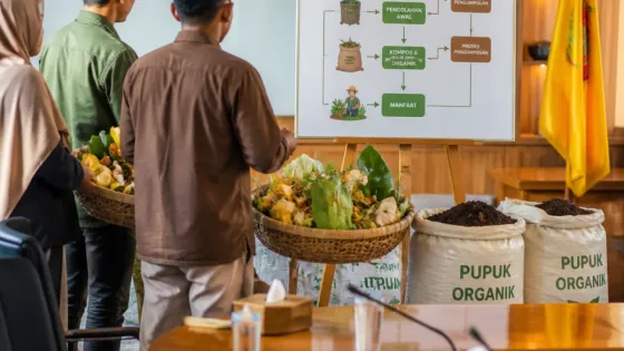 Wagub Lampung Dukung Inisiatif Pengolahan Sampah Pasar Jadi Pupuk Organik