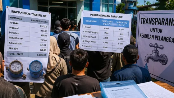 Warga Banjar Minta Transparansi Biaya dan Bukti Peningkatan Layanan PTAM Intan Banjar