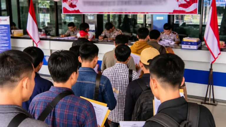 17 Warga Gresik Lahir 17 Agustus Terima Layanan SIM Gratis dari Satlantas