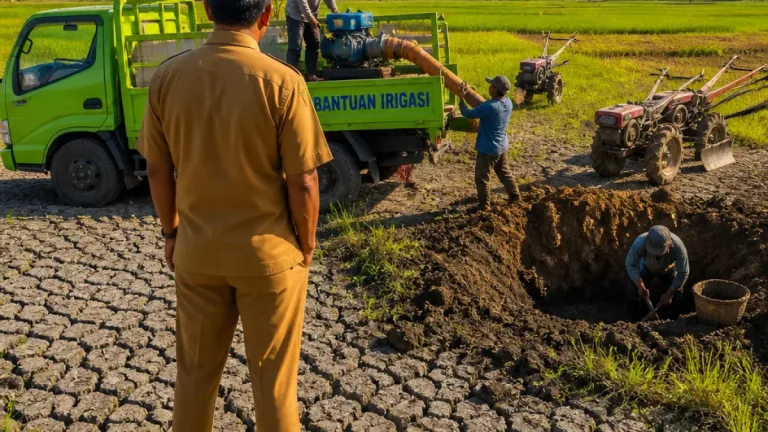 200 Hektare Sawah Terancam Kekeringan, Pemerintah Siapkan Solusi di Gresik