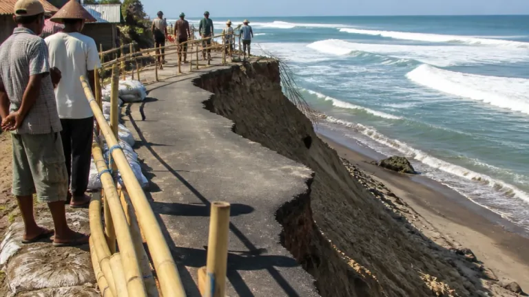 Abrasi Putuskan Jalur Alternatif Pantai, Warga dan Pengelola Pariwisata di Bantul Terdampak