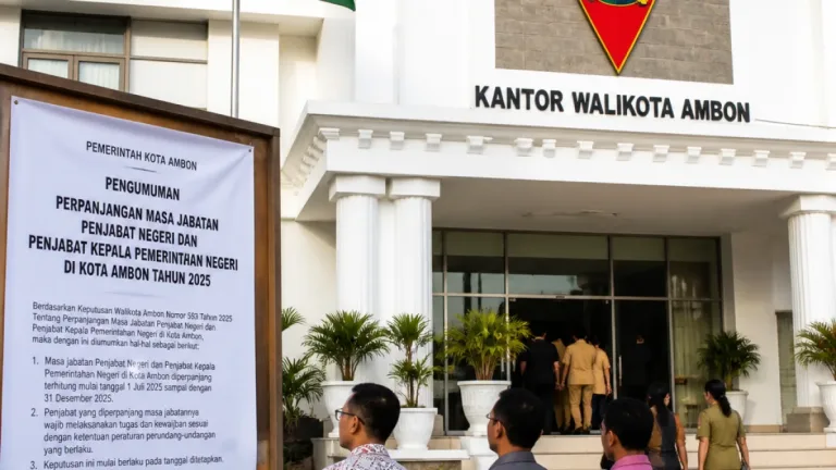 Ambon Sesuaikan Masa Jabatan KPN dan Saniri, Pemerintah Kota Tambah Dua Tahun