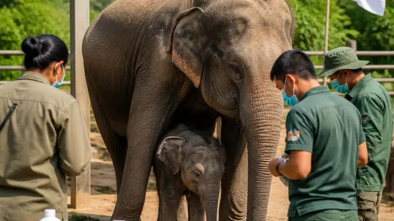Anak Gajah Sumatra Lahir di Padang Sugihan, 'Kado' di Hari Kemerdekaan