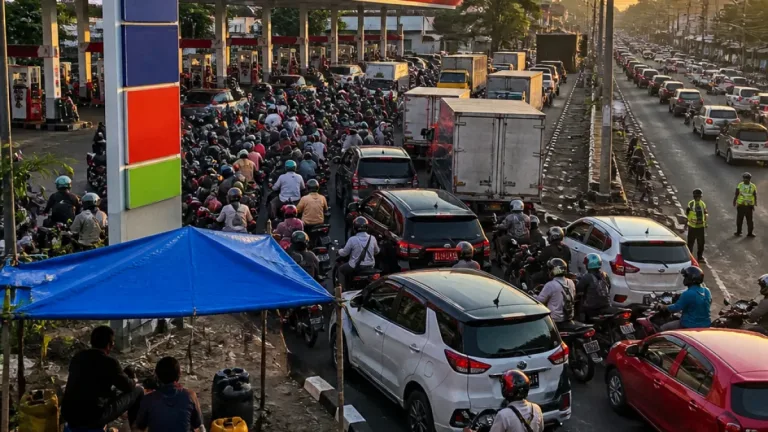 Antrean BBM di Makassar Meluas, Pemprov Sulsel Bentuk Satgas dan Perketat Pengawasan