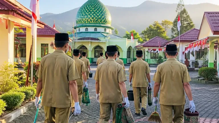ASN Kemenag Poso Gelar Geber Mas Serentak di 15 KUA untuk Sambut HUT ke-81 RI