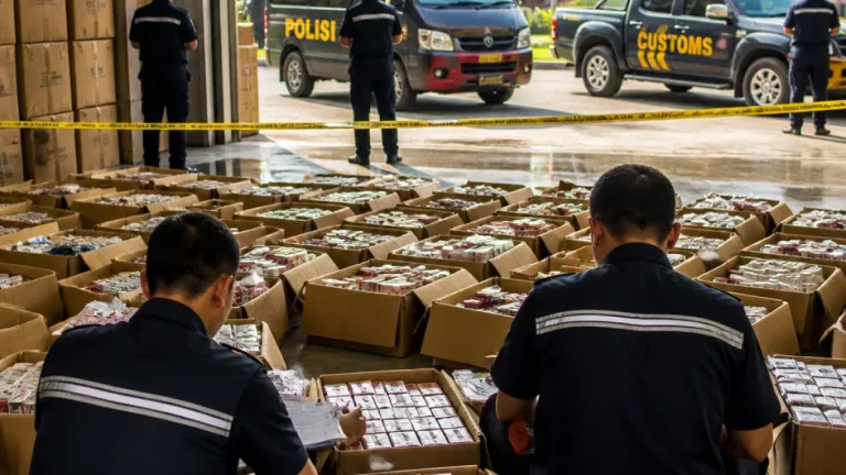 Banda Aceh: Polisi Tegaskan Klaim Perlindungan Jaringan Rokok Ilegal Hoaks, Penindakan Berlanjut