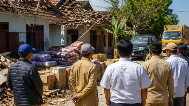 Banjar Turun Tangan: Pemkab Serahkan Bantuan untuk Korban Puting Beliung di Pingaran Ilir