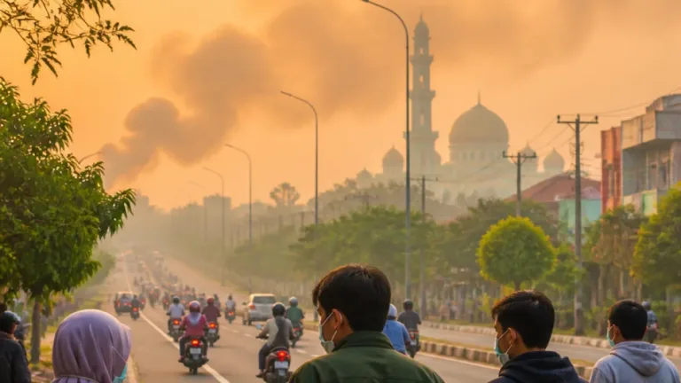 Banjarbaru Dilanda Kualitas Udara 'Berbahaya', PM2.5 Tercatat 389,4 µg/m³