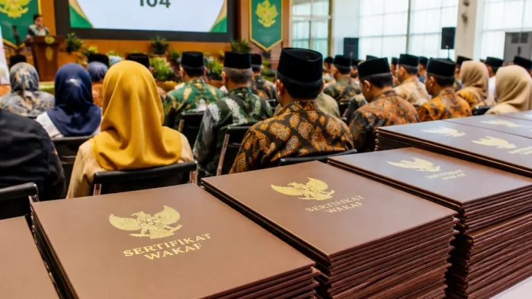 Banjarbaru Serahkan 104 Sertifikat Tanah Wakaf untuk Perkuat Kepastian Hukum Aset Keumatan