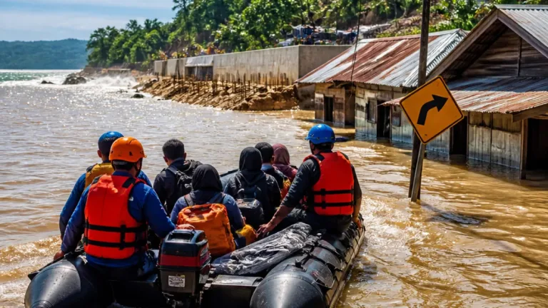 Banjir Luapan Rendam Akses Penghubung Sibolga–Tapteng, Evakuasi Digerakkan