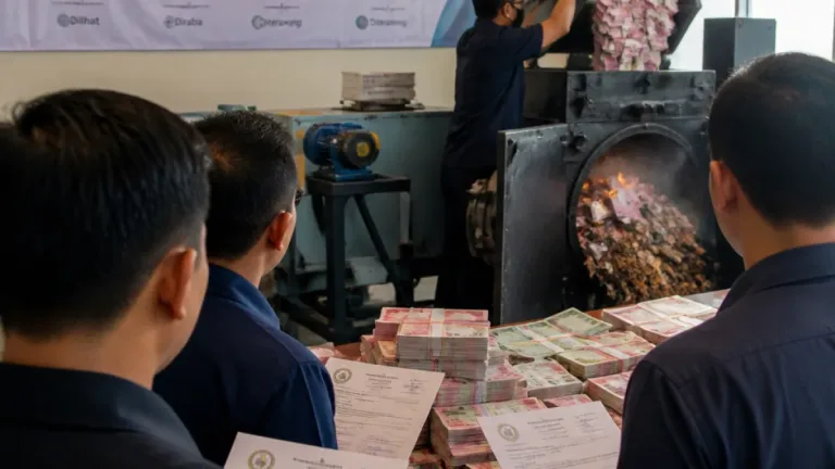 Bank Indonesia Musnahkan 4.144 Lembar Uang Palsu di Makassar, Tekankan Upaya Edukasi dan Pencegahan