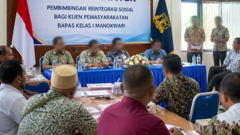 Bapas Manokwari Bentuk Forum Kelayan Binter untuk Dukung Reintegrasi Sosial Klien
