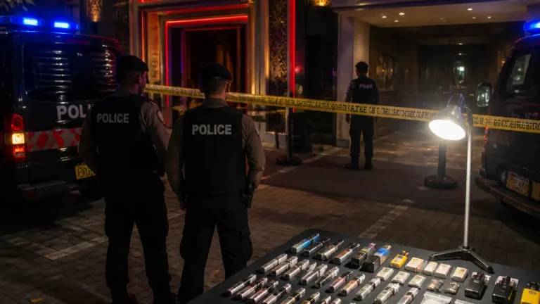 Bareskrim Bongkar Gudang Narkoba di THM 5 Stars, Denpasar: Lima Tersangka Diamankan