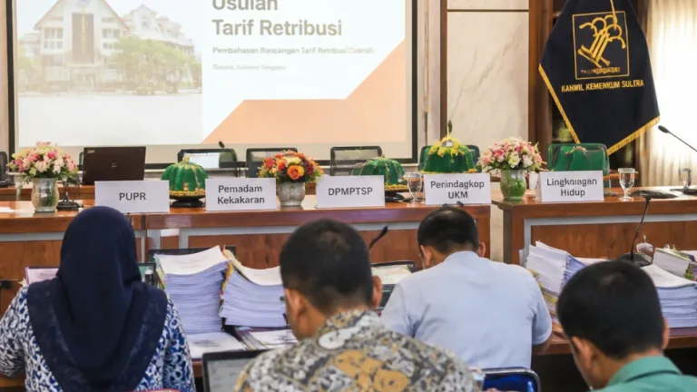 Baubau Terima Pendampingan Kemenkum Sultra untuk Penyusunan Usulan Tarif Retribusi