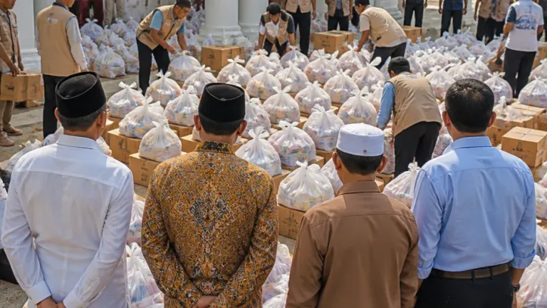 Baznas dan Pemko Salurkan 800 Paket Logistik untuk Warga Sibolga Terdampak Bencana