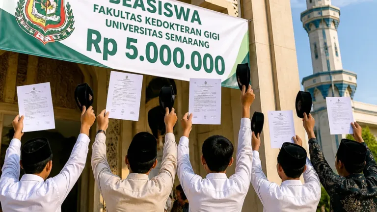 Beasiswa Pemprov Jateng Rp8,34 Miliar Buka Jalan Santri Kuliah Kedokteran Gigi di Undip