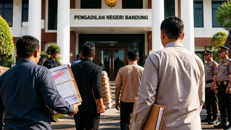 Berkas Kasus Korupsi Perumda BPR Bank Cirebon Dilimpahkan ke PN Bandung