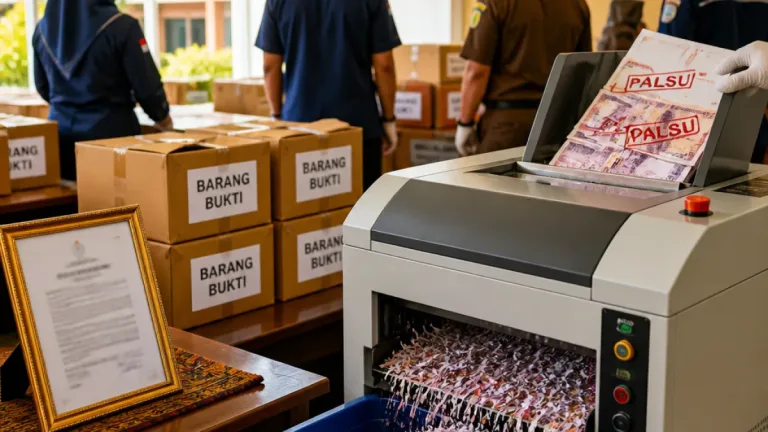 BI Sulsel Musnahkan 4.144 Lembar Uang Palsu untuk Menjaga Kepercayaan Publik