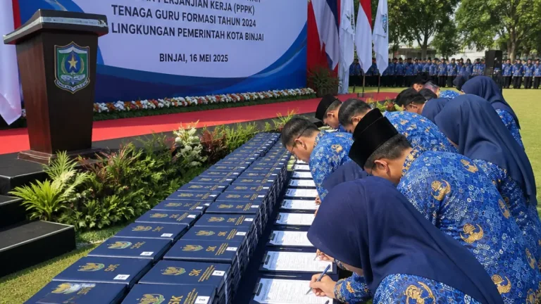 Binjai Lantik Kadis Pendidikan Baru dan Serahkan 41 SK Kepala Sekolah