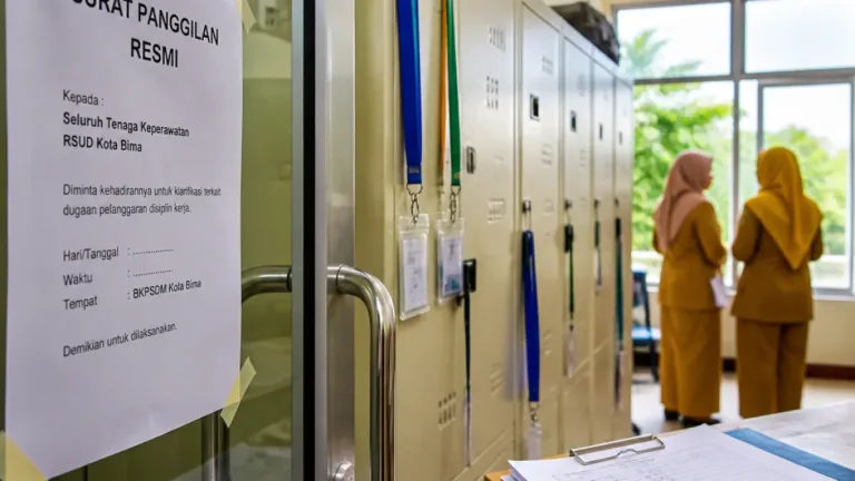 BKPSDM Panggil Tiga Nakes RSUD Kota Bima Usai Tidak Hadir Saat Sidak