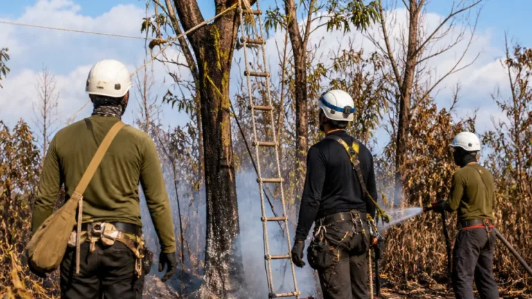BKSDA Kalteng Evakuasi Induk dan Anak Orang Utan Terjebak di Lahan Gambut Terbakar di Kotim