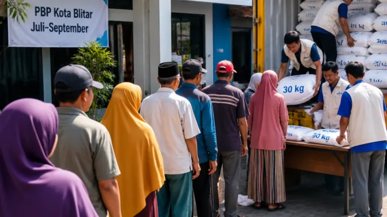 Blitar Mulai Salurkan 19.000 Paket Beras Bantuan Pangan, Tiap Penerima Dapat 30 Kg