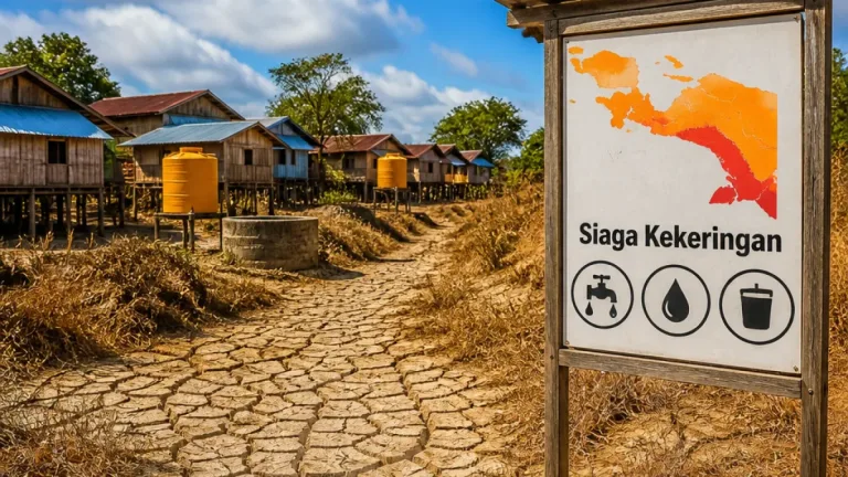 BMKG: Indeks ENSO mencatat El Niño sangat kuat, sebagian besar Papua di status siaga kekeringan