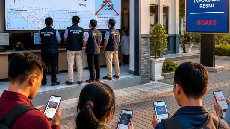 BMKG NTT: Klaim Prediksi Gempa Besar Pukul 09.00 WITA pada 15 Agustus Hoaks