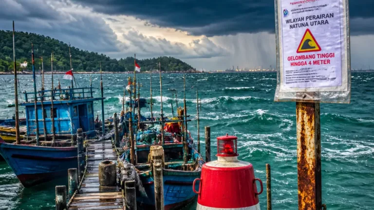 BMKG: Waspada Gelombang Hingga 4 Meter di Sejumlah Perairan Sumut Sampai 14 September