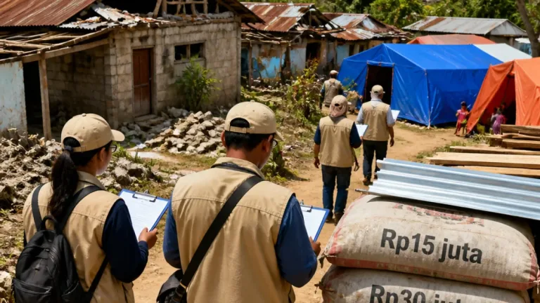 BNPB Tetapkan Bantuan Perbaikan Rumah Korban Gempa NTT: Rp15 Juta hingga Rp70 Juta