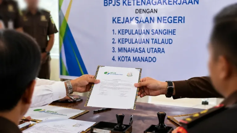 BPJS Ketenagakerjaan Manado perkuat kepastian hukum lewat kerja sama dengan empat Kejaksaan