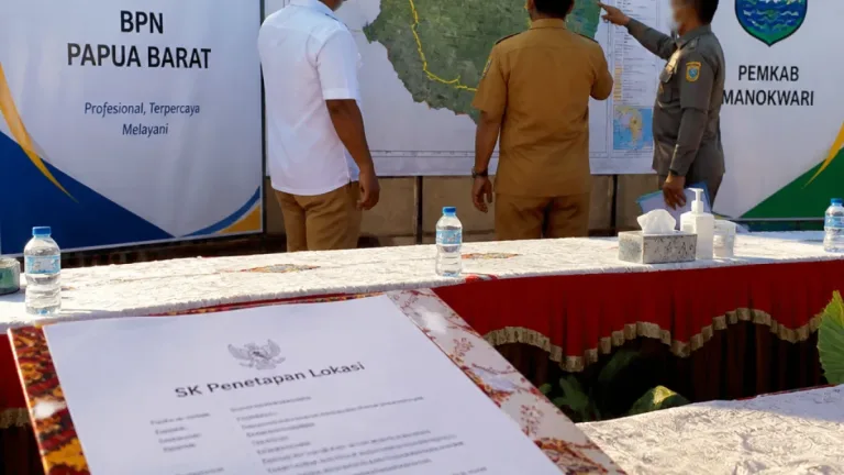 BPN dan Pemkab Manokwari Tetapkan Kampung Aimasi Sebagai Lokasi Konsolidasi Tanah