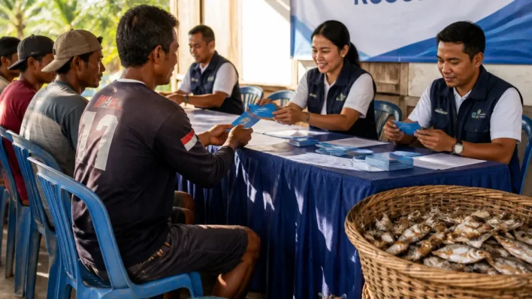 BRI dan Penyuluh Perikanan Salurkan KUSUKA untuk Pelaku Usaha di Tual