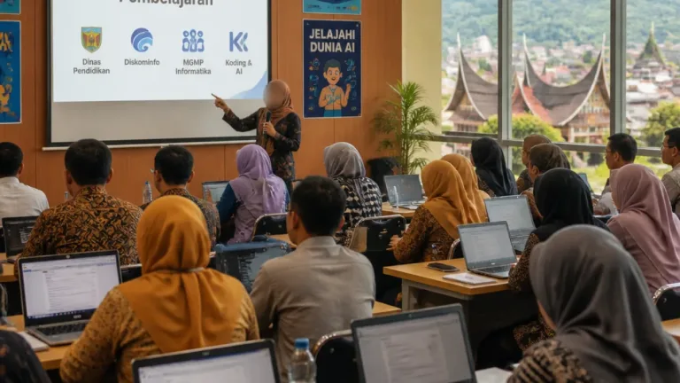 Bukittinggi Perkuat Digitalisasi Pembelajaran melalui Workshop Kolaboratif