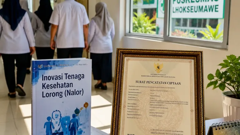 Buku Inovasi 'Nalor' Kepala Puskesmas Banda Sakti Raih Hak Cipta, Dampak pada Pelayanan Kesehatan Lhokseumawe