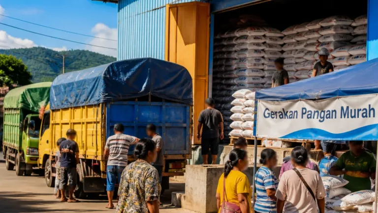 Bulog Pastikan Stok Beras 1.500 Ton di Alor, Gerakan Pangan Murah Digeber
